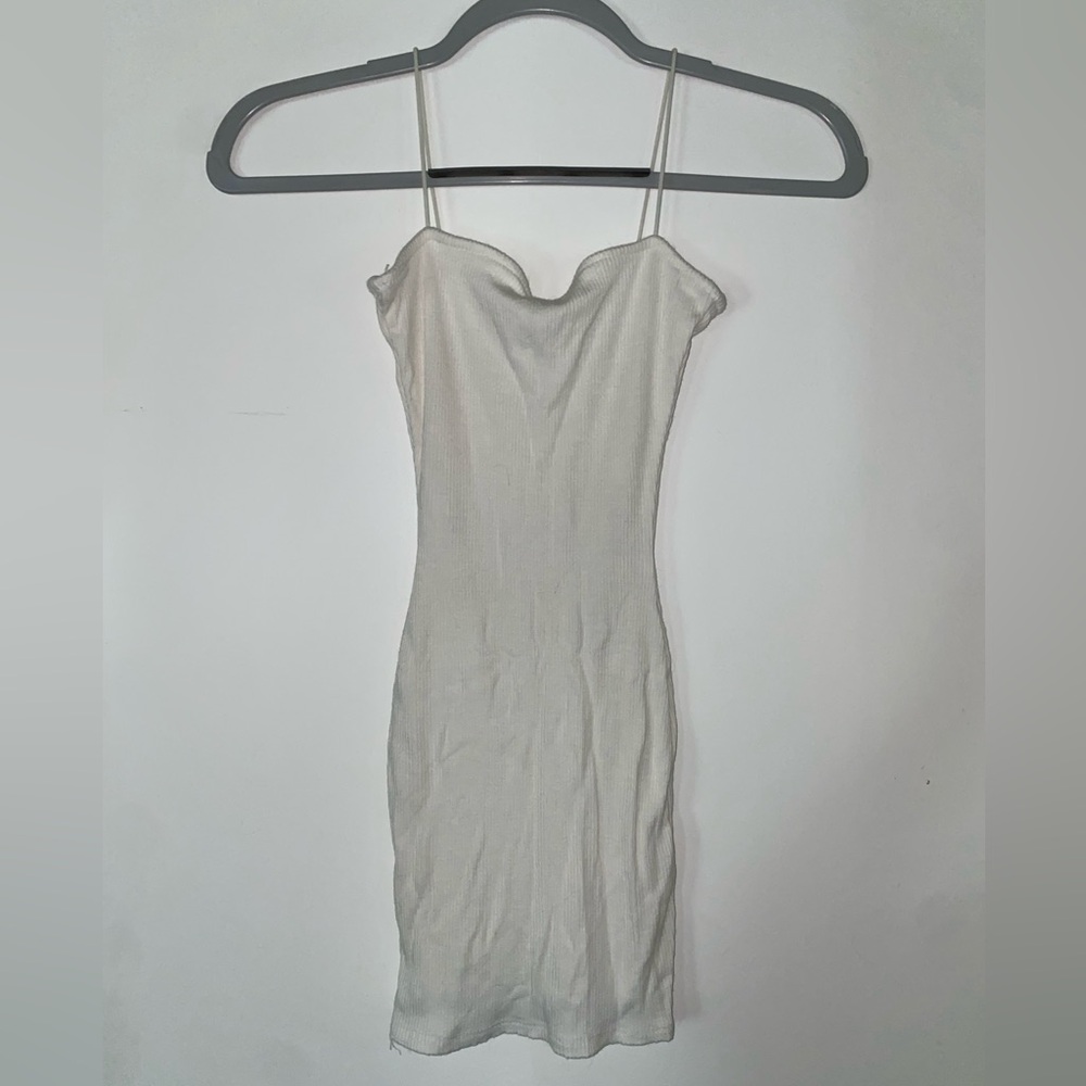 Windsor Bodycon White Spaghetti Strap Mini Dress - Women’s Size XS